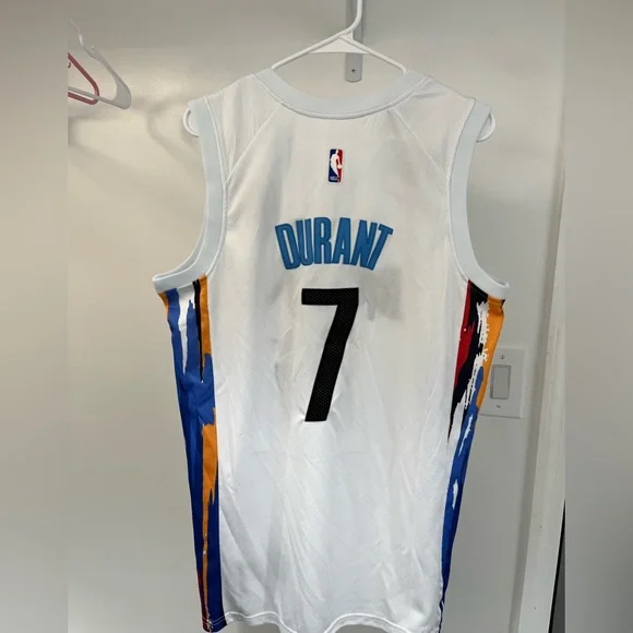 KEVIN DURANT BROOKLYN NETS CITY EDITION JERSEY SIZE 48 LARGE NWT - Picture 4 of 8